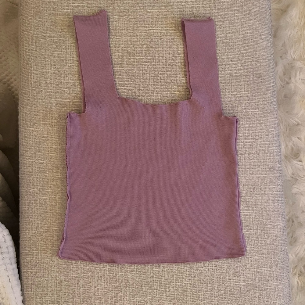 Lavender crop top